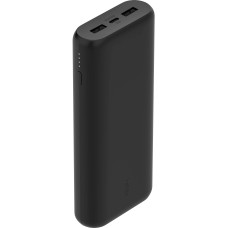 Акумулятор портативний літій-іонний Power Bank Belkin 20000мА·год, 20Вт, 2хUSB-A/USB-C, чорний