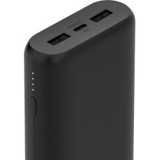 Акумулятор портативний літій-іонний Power Bank Belkin 20000мА·год, 20Вт, 2хUSB-A/USB-C, чорний