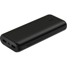 Акумулятор портативний літій-іонний Power Bank Belkin 20000мА·год, 20Вт, 2хUSB-A/USB-C, чорний