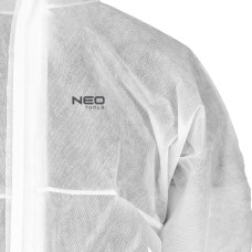 Костюм для фарбування Neo Tools, матеріал нетканий поліпропілен, щільність 50 г/м2, розмір XXXL, білий