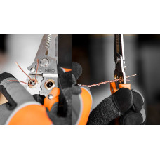 Кліщі обтискні Neo Tools, для обтиску наконечників 0.8-3.2мм кв., 180мм