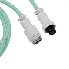 Кабель USB-A/USB-C > USB-C заряджання/синхронізації Keychron, 1.36м, Type-C, Coiled Aviator, м'ятний
