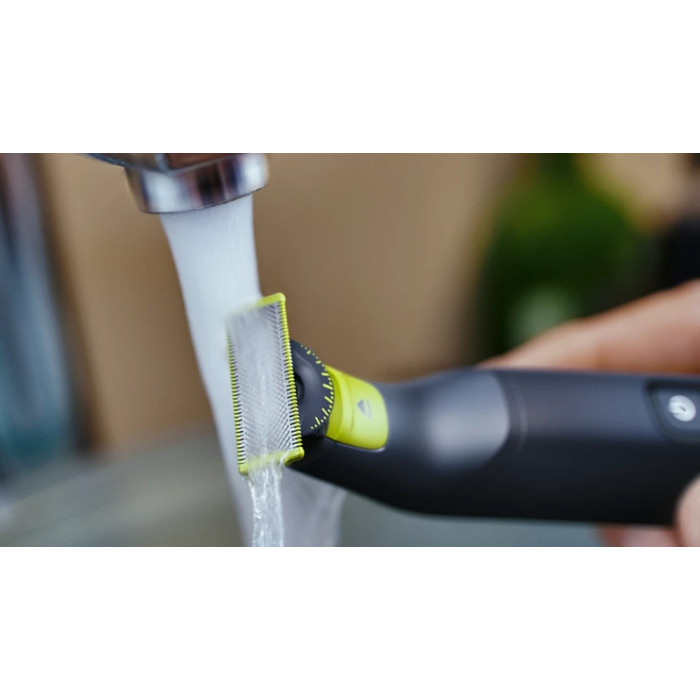 Бритва електр. Philips OneBlade Pro 360, Li-Ion, сух.+волог., індикатор заряду, чорний