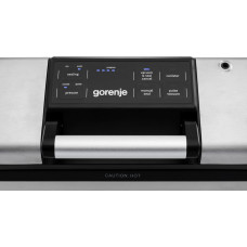 Вакууматор Gorenje для пакетів, 120Вт, 30см, електронне керування, +10 пакетів, нерж, чорний