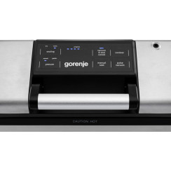 Вакууматор Gorenje для пакетів, 120Вт, 30см, електронне керування, +10 пакетів, нерж, чорний
