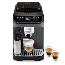 Кавомашина Delonghi Magnifica Evo Next, 1.8л, зерно+мелена, автомат.капуч, дисплей, авторецептів -10, підігрів чашок, подача гар. води, чорний