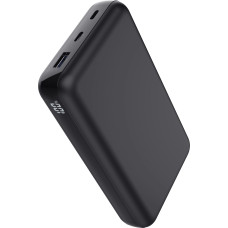 Акумулятор портативний літій-іонний power bank Trust Laro, 20000 мА·год, USB-A/2хUSB-C, 100w, чорний