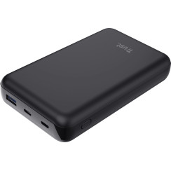 Акумулятор портативний літій-іонний power bank Trust Laro, 20000 мА·год, USB-A/2хUSB-C, 100w, чорний