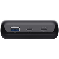 Акумулятор портативний літій-іонний power bank Trust Laro, 20000 мА·год, USB-A/2хUSB-C, 100w, чорний