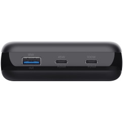 Акумулятор портативний літій-іонний power bank Trust Laro, 20000 мА·год, USB-A/2хUSB-C, 100w, чорний