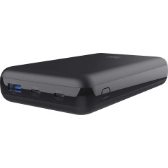 Акумулятор портативний літій-іонний power bank Trust Laro, 20000 мА·год, USB-A/2хUSB-C, 100w, чорний