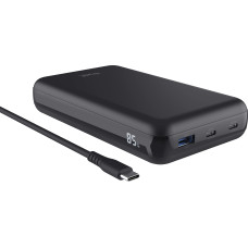 Акумулятор портативний літій-іонний power bank Trust Laro, 20000 мА·год, USB-A/2хUSB-C, 100w, чорний