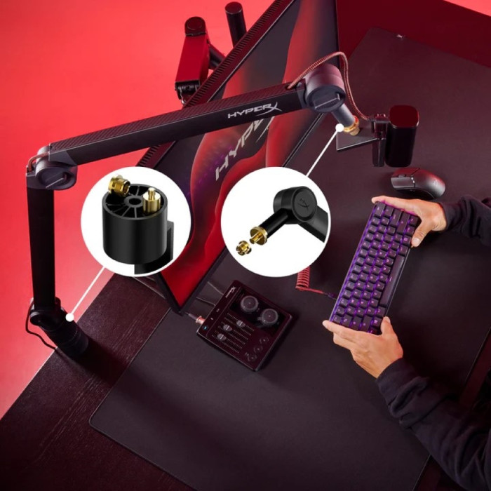 Тримач мікрофону HyperX Caster Mic, чорний