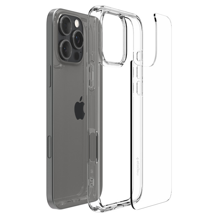 Чохол Spigen для iPhone 16 Pro, Ultra Hybrid, Crystal Clear