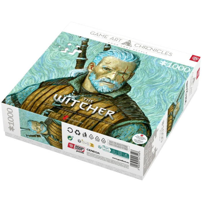 Пазл GoodLoot The Witcher Geralt of Rivia & Vincent van Gogh 1000 ел.