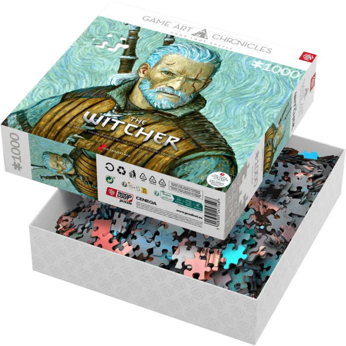 Пазл GoodLoot The Witcher Geralt of Rivia & Vincent van Gogh 1000 ел.