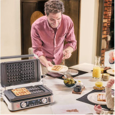 Гриль Braun прижимний MultiGrill 9 Pro, 2200Вт, темп. режимів-6, розкриття на 180°, метал, пластик, металік