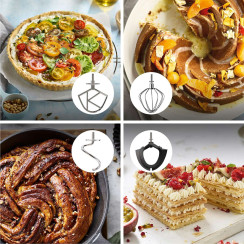 Кухонна машина Kenwood Titanium Chef Baker, 1200Вт, чаша-метал, корпус-метал, насадок-3, вбудовані ваги, дисплей, срібний