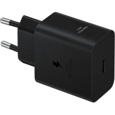 Зарядний пристрій мережевий Samsung 45Вт USB-С PD PPS, кабель USB-C > USB-C, 1.8м, чорний
