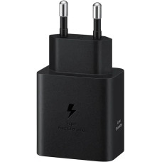 Зарядний пристрій мережевий Samsung 45Вт USB-С PD PPS, кабель USB-C > USB-C, 1.8м, чорний