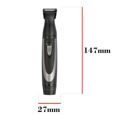 Набір тримерів Remington WORKS, для бороди, вусів, носа та вух, чохол, гребінець, сталь, чорний