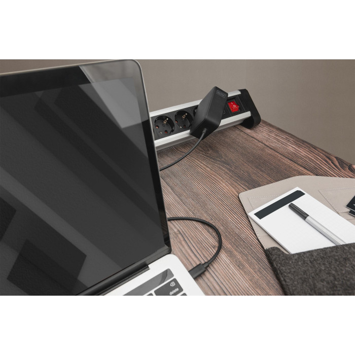 Зарядний пристрій DIGITUS notebook USB-C, 100W GaN