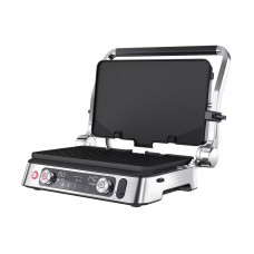 Гриль Braun  прижимний MultiGrill 9 CG 2000Вт, темп. режимів-3, з`ємні пластини, терощуп, метал