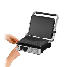 Гриль Braun  прижимний MultiGrill 7 CG 2000Вт, темп. режимів-3, з`ємні пластини, метал