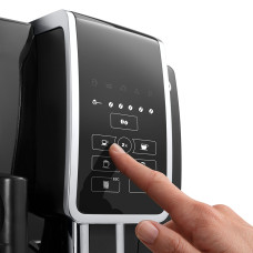 Кавомашина Delonghi Dinamica, 1.8л, зерно+мелена, автомат.капуч, авторецептів -4, чорний