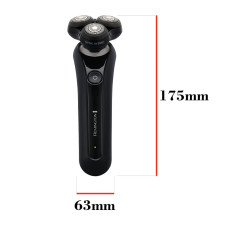 Бритва електр. Remington роторна X5 Limitless X,  бритв.головок-3, от сети, сух.+волог., тример, водонепрон., швид. зарядка, чорний