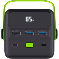 Акумулятор портативний літій-іонний power bank Trust Redoh XXL, 50000мА·год, 3хUSB-A/USB-C, 20W, чорний