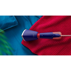 Відпарювач Philips компактний Series 5000, 1400Вт, 120мл, паровий удар -24гр, складана ручка, чохол-рукавичка, килимок, пластик, синій