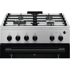 Плита Electrolux газова, 59л, 60x60см, чавун, нерж
