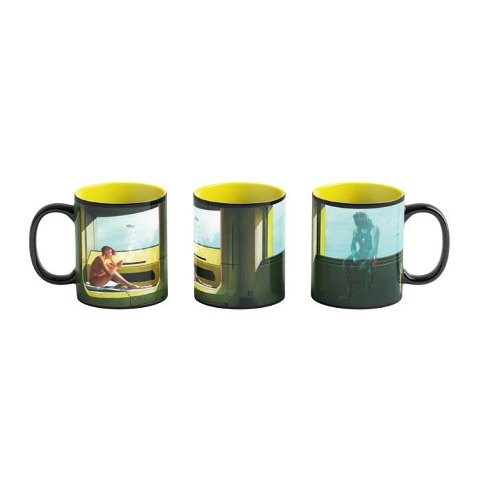 Чашка GoodLoot Game Art Chronicles Cyberpunk 2077 V & Edward Hopper