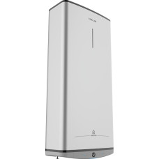 Водонагрівач електр. Ariston плаский слім VELIS TECH 50 EU, 50л, 2*1,5кВт, ун. монтаж, електр. кер-ння, B, Італія, Сірий