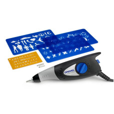 Шліфмашина шліфувально-гравірувальна Dremel 290-3/4 Engraver 35Вт 6000об·хв +3 насадки і 4 трафарети 0.31кг