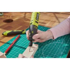 Шліфмашина шліфувально-гравірувальна акумуляторна Ryobi USB Lithium RRT4-120GA15 4В 1х2А·год 15 аксесуарів 0.23кг