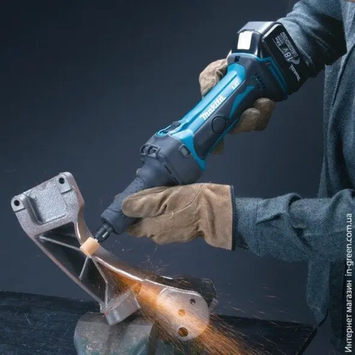 Шліфмашина пряма акумуляторна Makita DGD 800 Z 18В 26000об·хв цанга 3/6/8мм 2кг без АКБ та ЗП