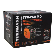 Зварювальний апарат інверторний Tekhmann TWI-260 MD 140А 5.2кВт 170-270В 4кг