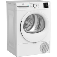 Сушильна машина Beko тепловий насос, 8кг, A++, 55см, дисплей, підсвітка барабану, пар, білий