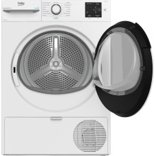 Сушильна машина Beko тепловий насос, 8кг, A++, 55см, дисплей, підсвітка барабану, пар, білий