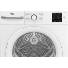 Сушильна машина Beko тепловий насос, 8кг, A++, 55см, дисплей, підсвітка барабану, пар, білий