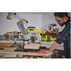 Пила торцювальна акумуляторна Ryobi ONE+ R18MS216-0 18В диск 216мм лазер 14.4кг без АКБ та ЗП