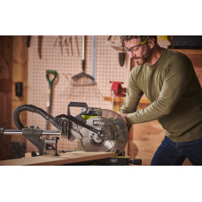 Пила торцювальна акумуляторна Ryobi ONE+ НР RMS18254X-0 18В з протяжкою диск 254мм 14кг без АКБ та ЗП