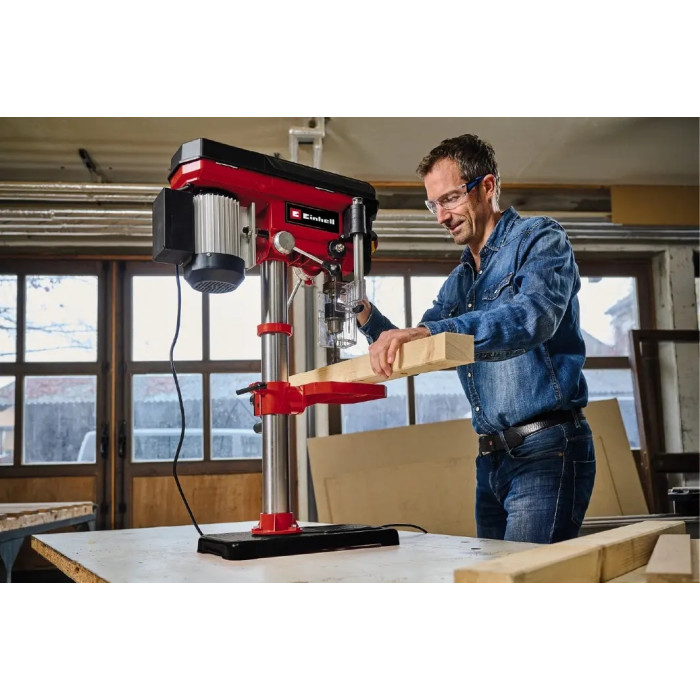 Верстат свердлильний Einhell TC-BD 630/1 630Вт 250-2400об·хв виліт 126мм патрон В16 1.5-16мм 19.4кг