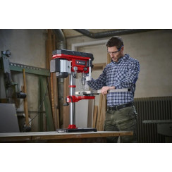 Верстат свердлильний Einhell TC-BD 630/1 630Вт 250-2400об·хв виліт 126мм патрон В16 1.5-16мм 19.4кг