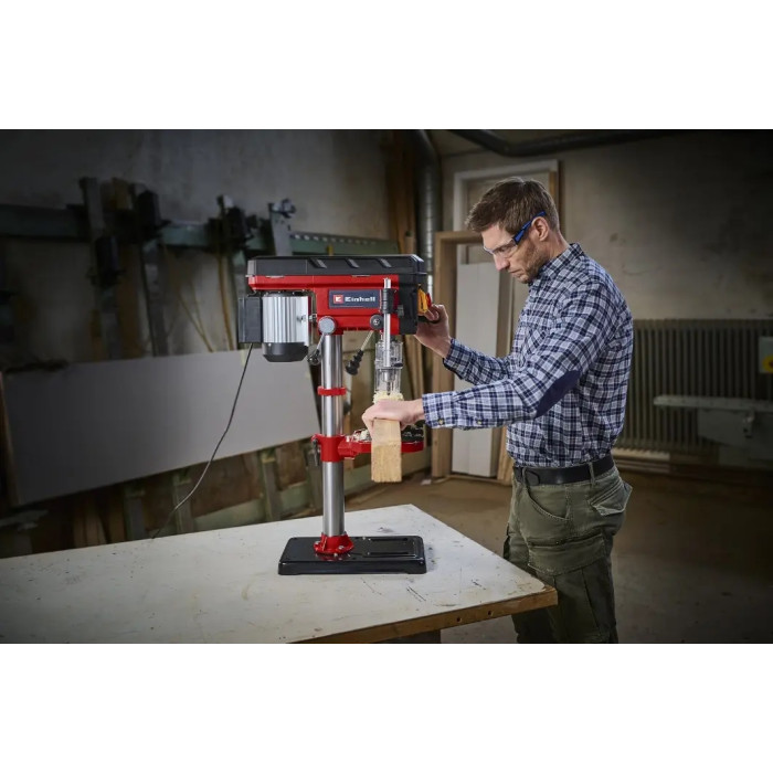 Верстат свердлильний Einhell TC-BD 630/1 630Вт 250-2400об·хв виліт 126мм патрон В16 1.5-16мм 19.4кг
