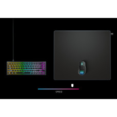 Ігрова поверхня Cherry Xtrfy GP5, L (460 x 400 x 4мм), чорний