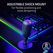 Мікрофон геймінговий Razer Seiren V3 Mini, Omni, USB-A, 1.2м, чорний