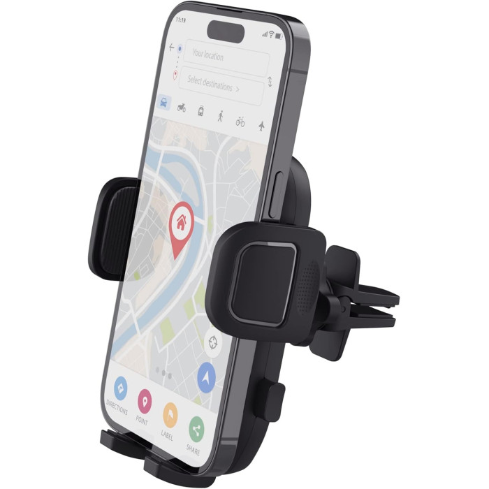 Автомобільний тримач смартфона Trust Runo airvent 4-7", чорний